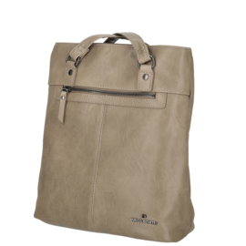 Enrico Benetti Julia rugtas licht taupe