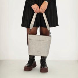Beagles Malaga shopper licht grijs