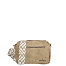 Enrico Benetti Stacy crossbody tas midden taupe