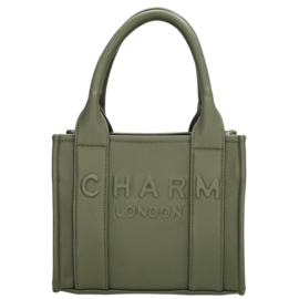 Charm London bond handtas natuur groen