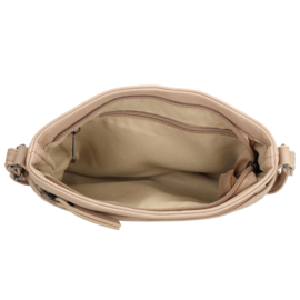 Beagles Majorca schoudertas licht taupe