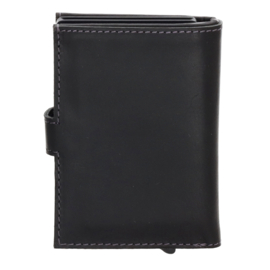 Hide & Stitches Japura safety wallet zwart