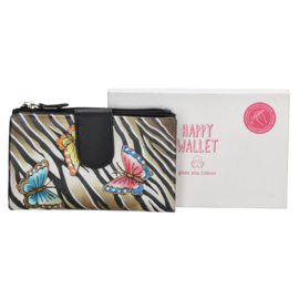 happy Wallet portemonnee vlinder print