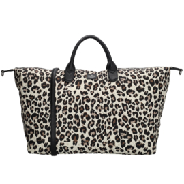 Charm London Buckingham reistas luipaard beige