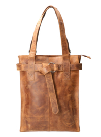 Leather Design Revival schouder/rugtas hunter