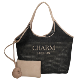 Charm London Shoreditch shopper zwart