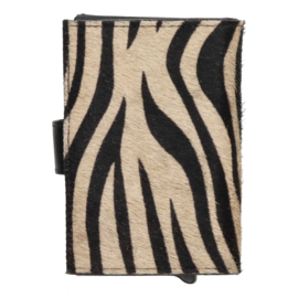 Hide & Stitches Wallowa safety wallet zebra