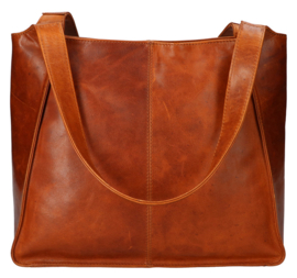 Leather Design handtas natural