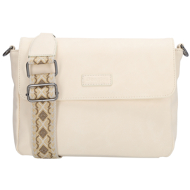 Beagles Malaga schoudertas crème