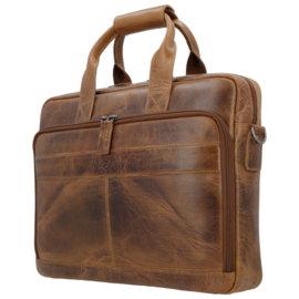 Hide & Stitches Next Navajo laptoptas bruin
