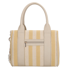 Charm London Capri handtas zacht geel