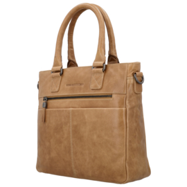 Hide & Stitches Porto lederen handtas taupe