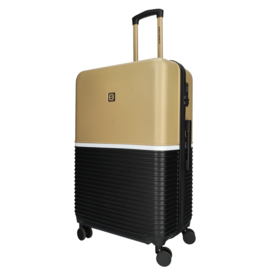 Enrico Benetti Princetown koffer 75 cm zwart-camel