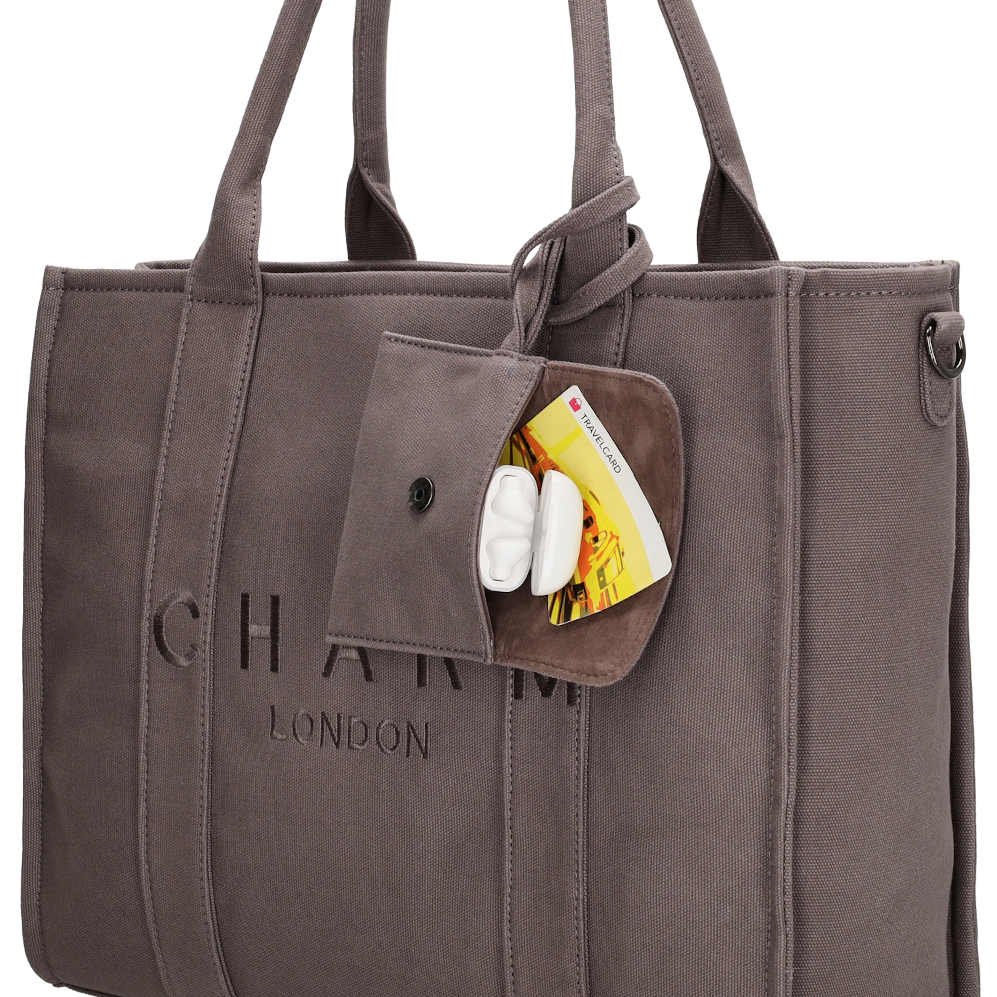 Charm London bond shopper olifant grijs
