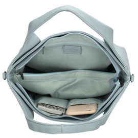 Charm London Mulberry street handtas licht blauw