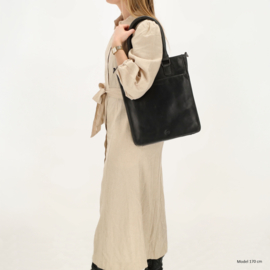 Hide & Stitches Next Navajo shopper zwart