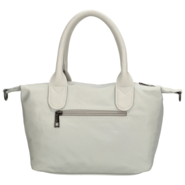 Charm London Buckingham mono handtas licht grijs