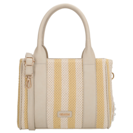 Charm London Capri handtas zacht geel