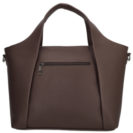 Charm London Mulberry street handtas donker bruin