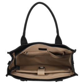 Charm London bond shopper zwart