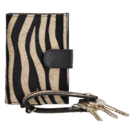 Hide & Stitches Wallowa safety wallet zebra