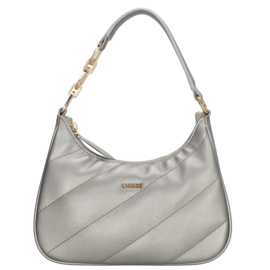 Charm London Via Dante schoudertas donker zilver