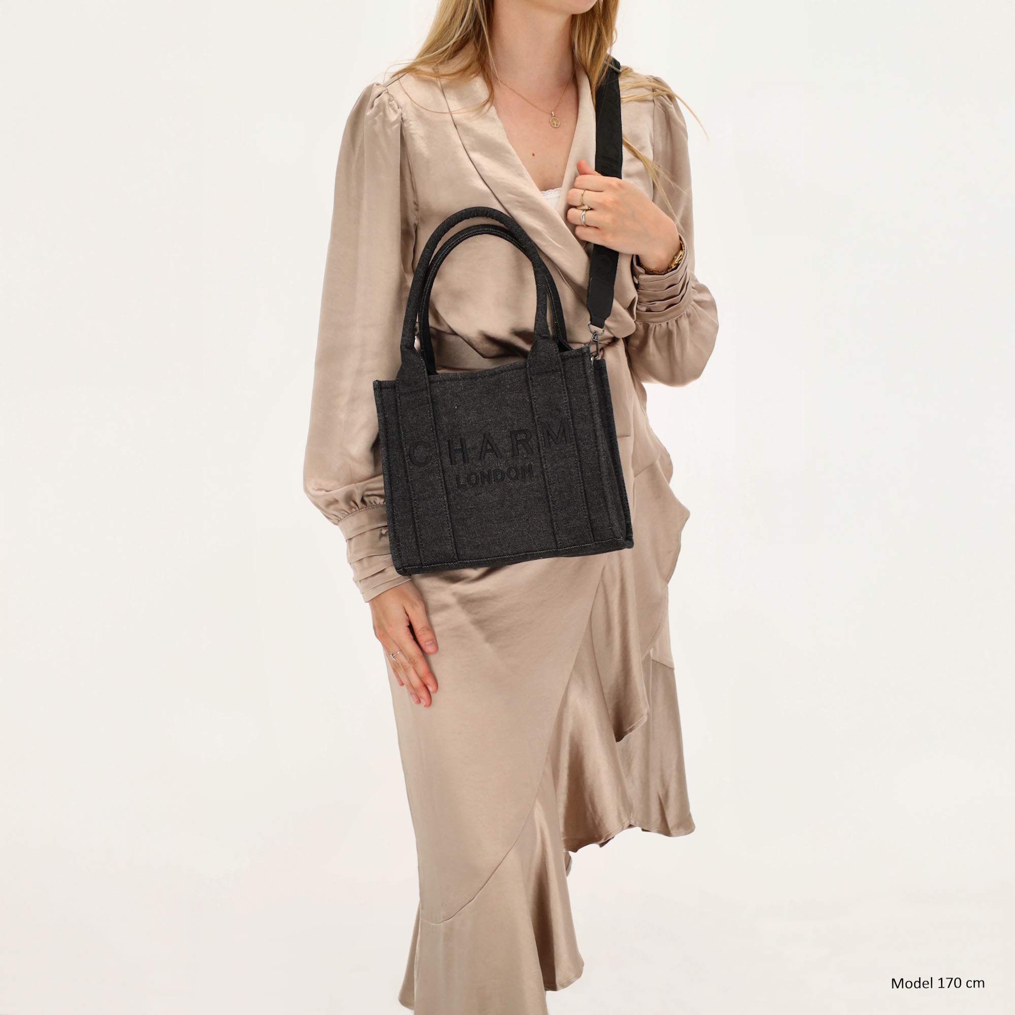 Charm London bond handtas zwart