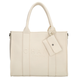 Charm London bond shopper gebroken wit