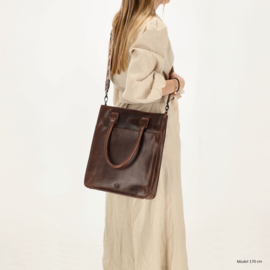 Hide & Stitches Next Navajo shopper donker bruin