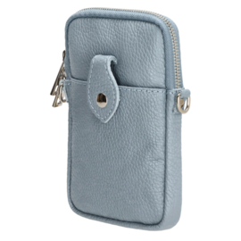 Charm London Elisa telefoontasje licht blauw