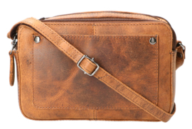 Leather Design Jupiter schoudertas hunter