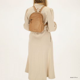 Hide & Stitches Porto lederen handtas taupe