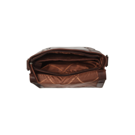 The Chesterfield Brand schoudertas Adelanto bruin