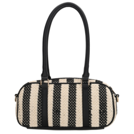 Charm London Capri handtas zacht zwart