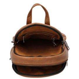 Hide & Stitches Porto lederen handtas bruin