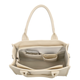Charm London bond shopper gebroken wit