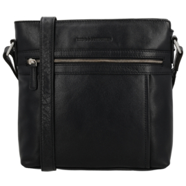 Hide & Stitches Mississppi schoudertas zwart