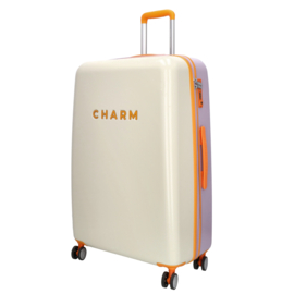 Charm London travel koffer beige-multi