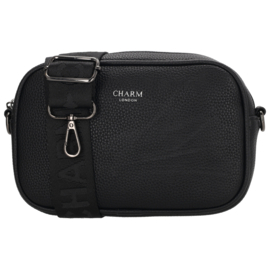 Charm London Mullberrry street crossbodytas  zwart