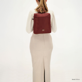 Charm London Buckingham rugtas bordeaux rood