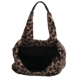 Beagles Nancy shopper leopard bruin