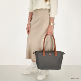 Charm London Buckingham handtas olifant grijs