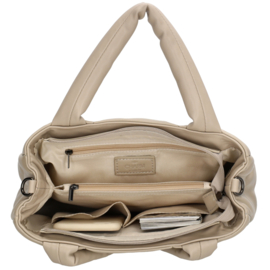 Charm London Manchester shopper licht taupe