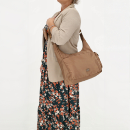 Charm London Odeon schoudertas taupe