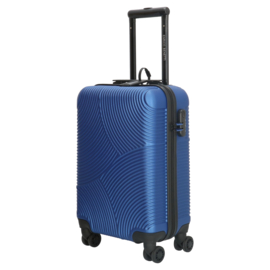 Enrico Benetti Louisville koffer 52 cm staal blauw