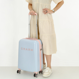 Charm london Travel koffer babyblauw