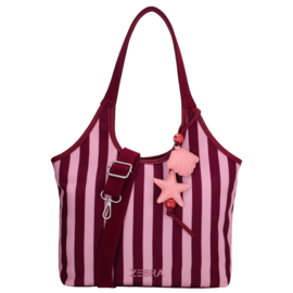 Zebra Trends Mira shopper bordeaux