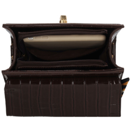 Charm London knightsbridge handtas donker bruin