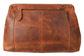 Leather Design schouder beugeltas hunter