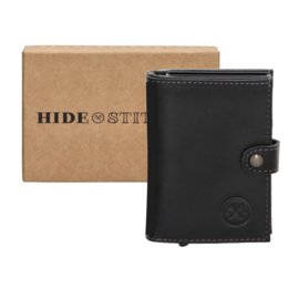 Hide & Stitches Japura safety wallet zwart